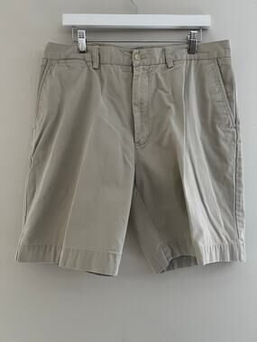 Polo Ralph Lauren Prospect Short Khaki Chino Flat Front Size 36 SG